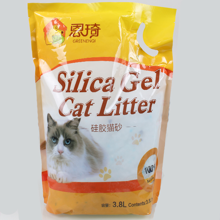 Crystal Silica cat litter with odor control and high absorption